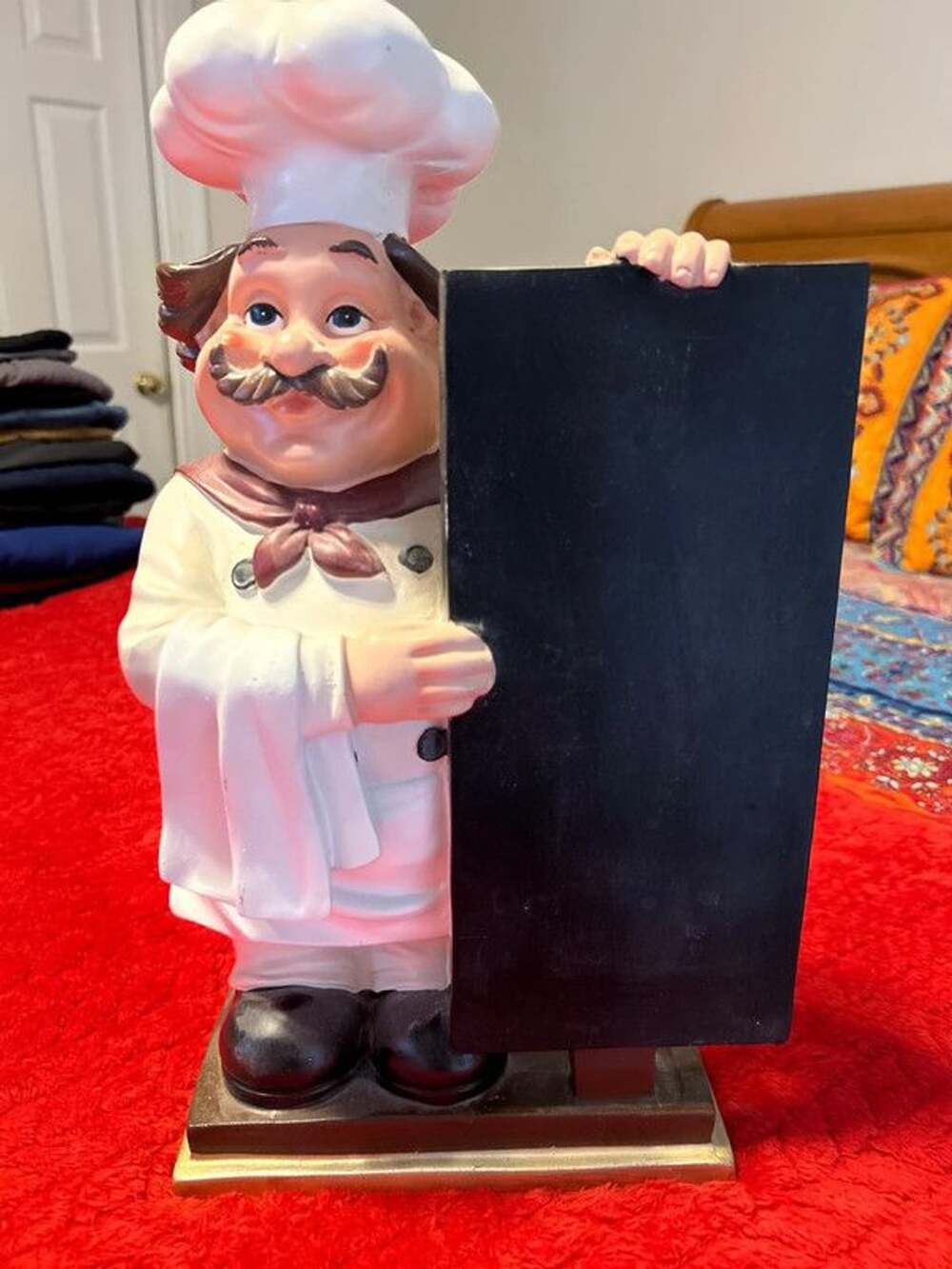 Ceramic Chef with Chalkboard